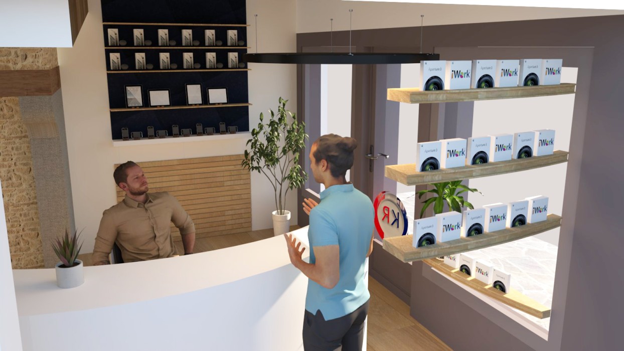 Projet : agencement d'une boutique