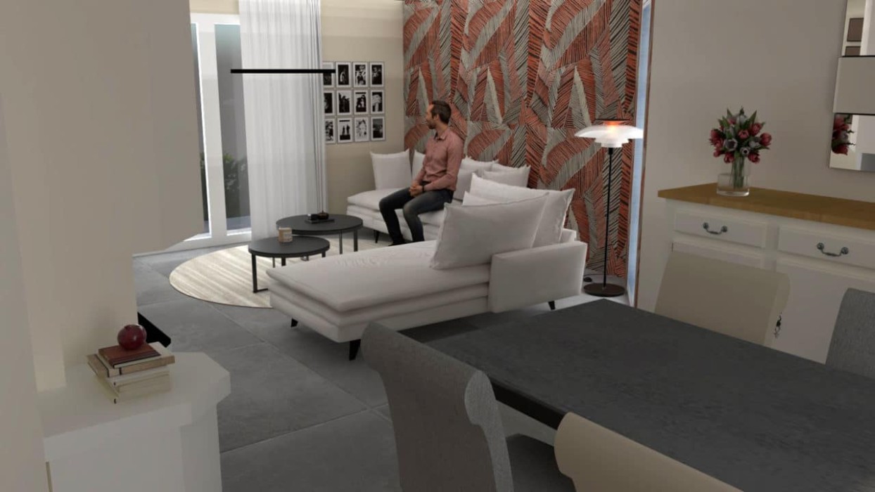 Projet intérieur élégant et fonctionnel