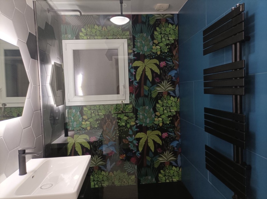 Nouvelle salle de bain pleine de peps